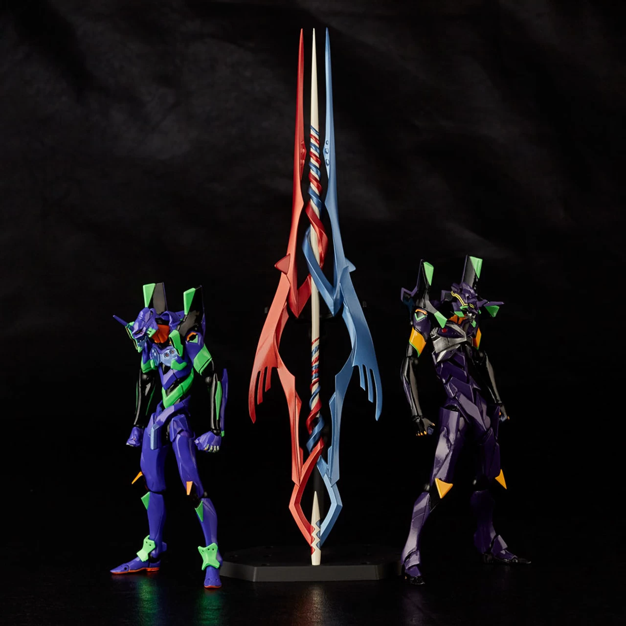 Evangelion Evolution EV-EX Spear Of Gaius + Evangelion Test Type-01 & Evangelion 13 Action Figure
