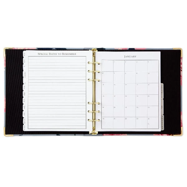 Hallmark Pink Peonies On Gray Address Book - Image 3