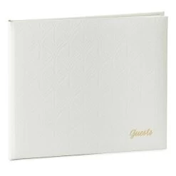 Hallmark Ivory Botanical Pattern Guest Book