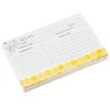 Hallmark Yellow Honeycomb Recipe Refill Cards