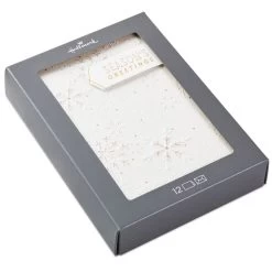 Hallmark Elegant Snowflakes Boxed Holiday Cards, Pack Of 12