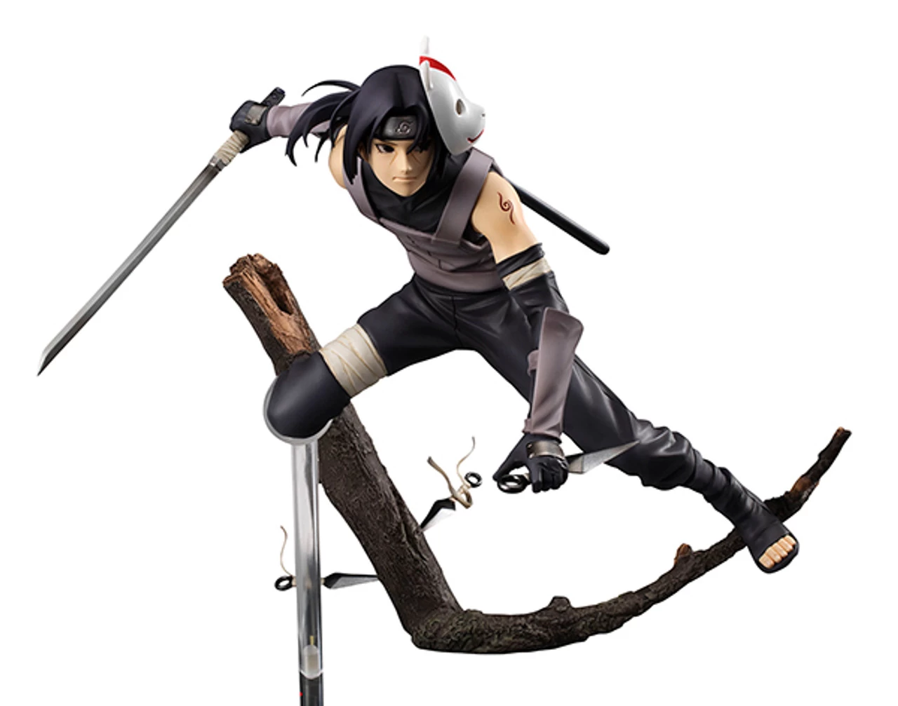 MegaHouse G.E.M.Series NARUTO Shippuden Uchiha Itachi Ver. ANBU 1/8 PVC Figure - Image 2
