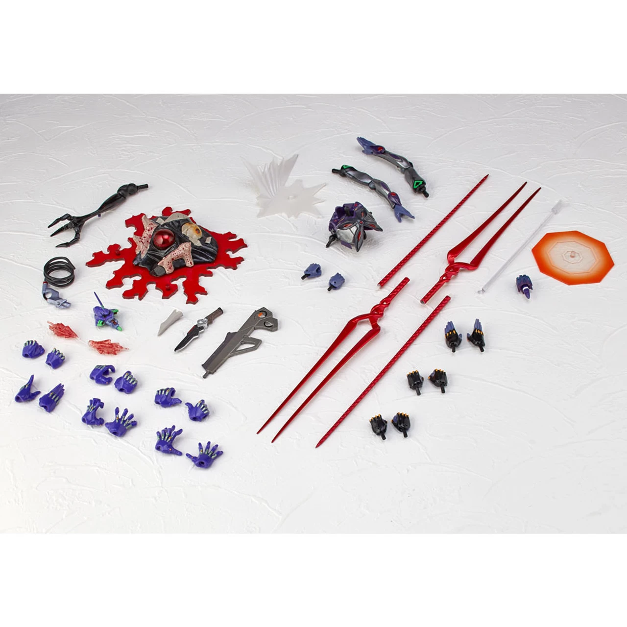 Evangelion Evolution EV-EX Spear Of Gaius + Evangelion Test Type-01 & Evangelion 13 Action Figure - Image 8