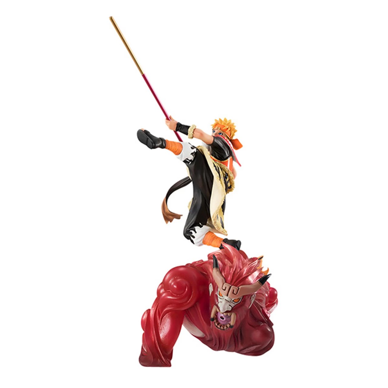 MegaHouse G.E.M. Series Remix Naruto Shippuden Uzumaki Naruto (The Monkey King) PVC Figure (Completed) - Image 4