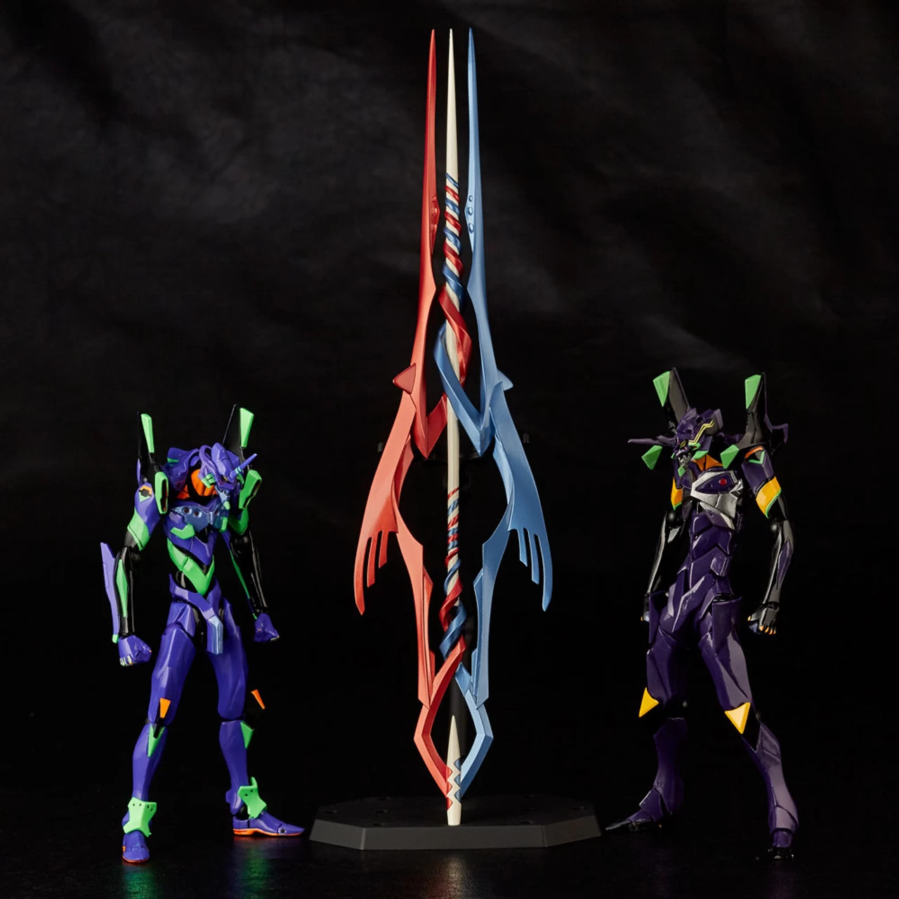 Evangelion Evolution EV-EX Spear Of Gaius + Evangelion Test Type-01 & Evangelion 13 Action Figure - Image 12