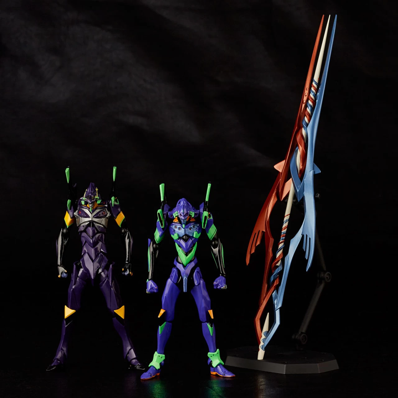Evangelion Evolution EV-EX Spear Of Gaius + Evangelion Test Type-01 & Evangelion 13 Action Figure - Image 11