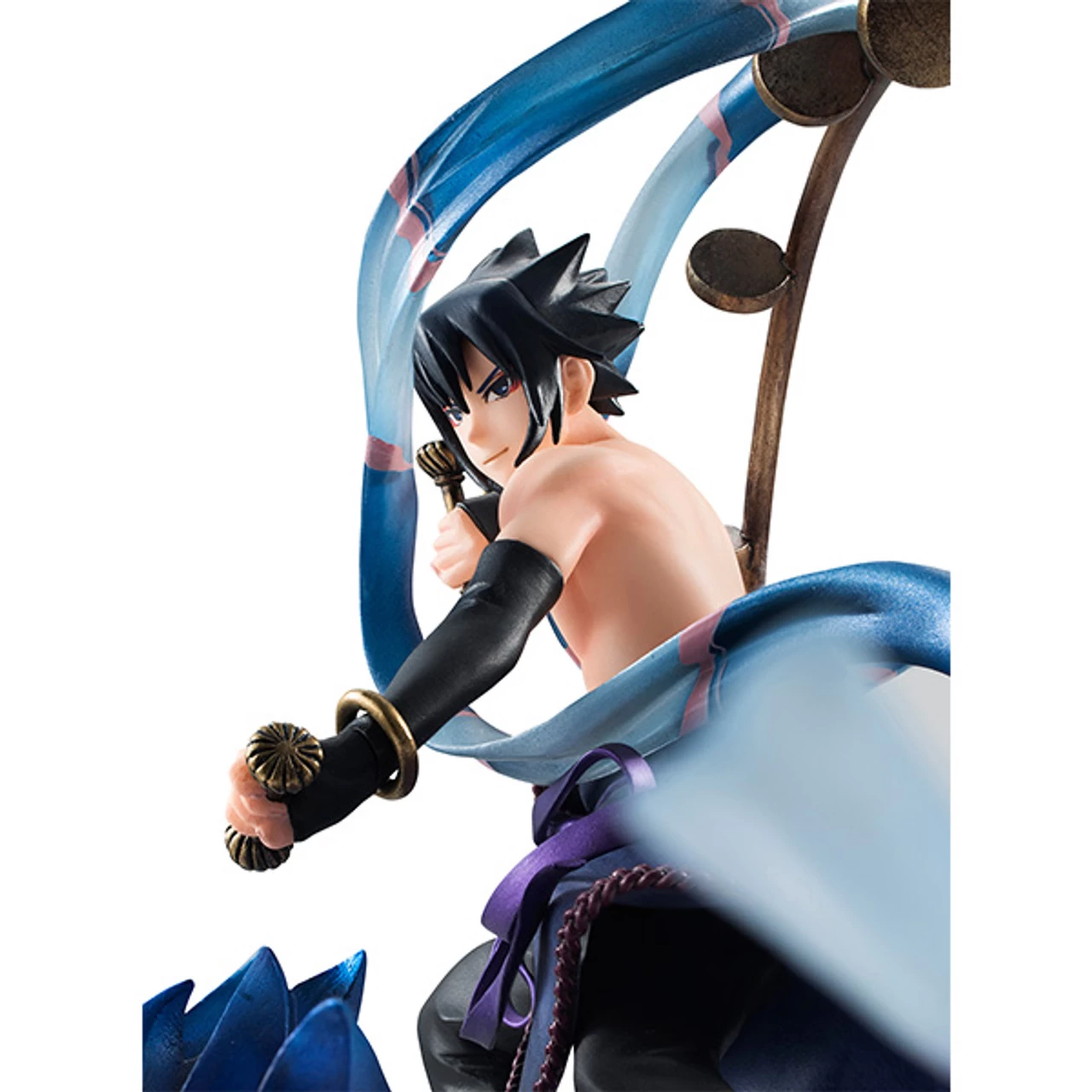 MegaHouse G.E.M. Series Remix Naruto Shippuden Uzumaki Fujin & Sasuke Uchiha Raijin SET PVC Figure (Completed) - Image 9