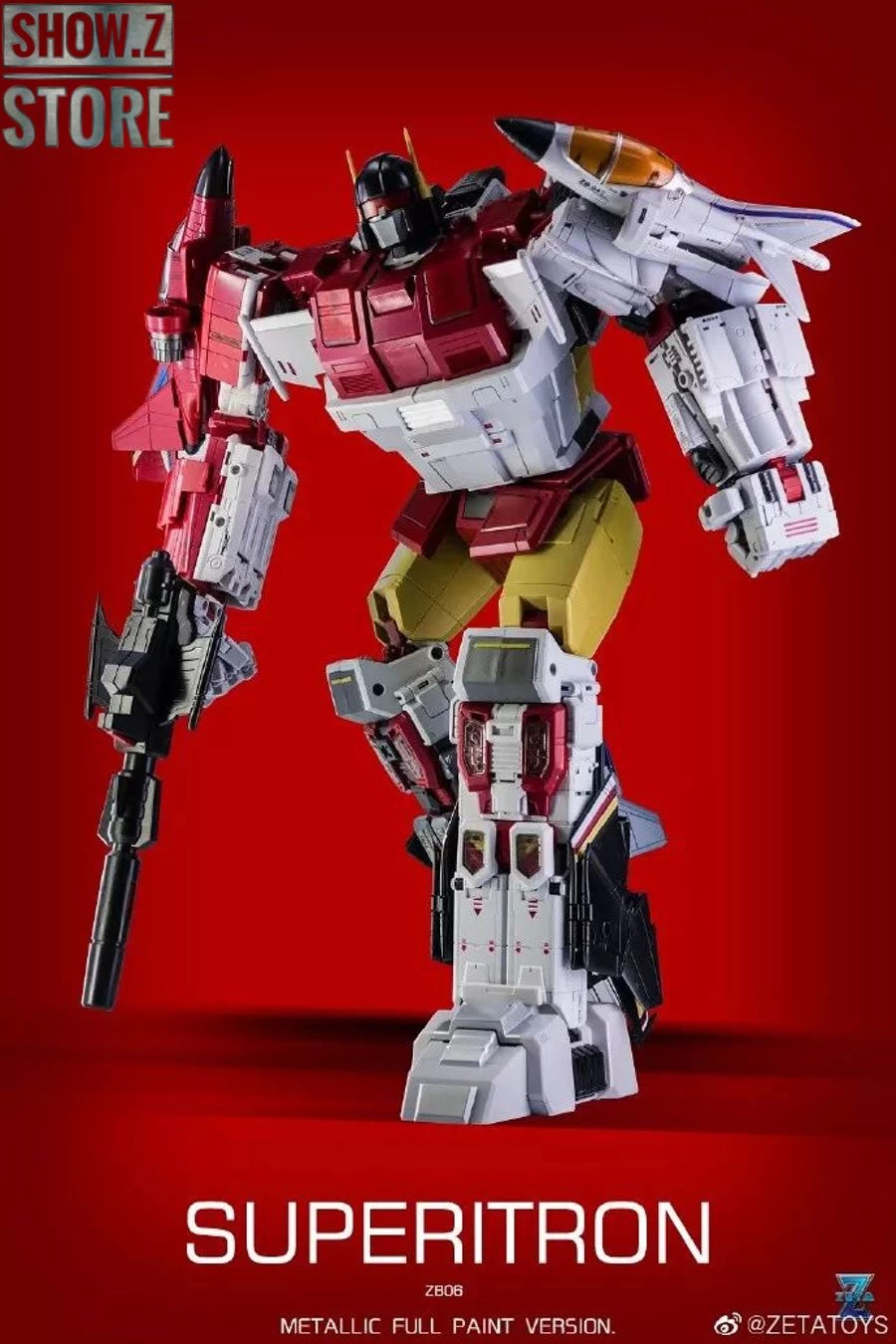 Zeta Toys ZB-06 Superitron Superion Metallic Full Paint Version Set Of 6 - Image 9