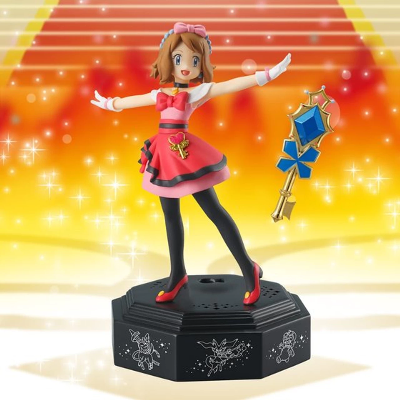 Bandai Serena&Stage Pokemon XY&Z PVC Figure Music BOX