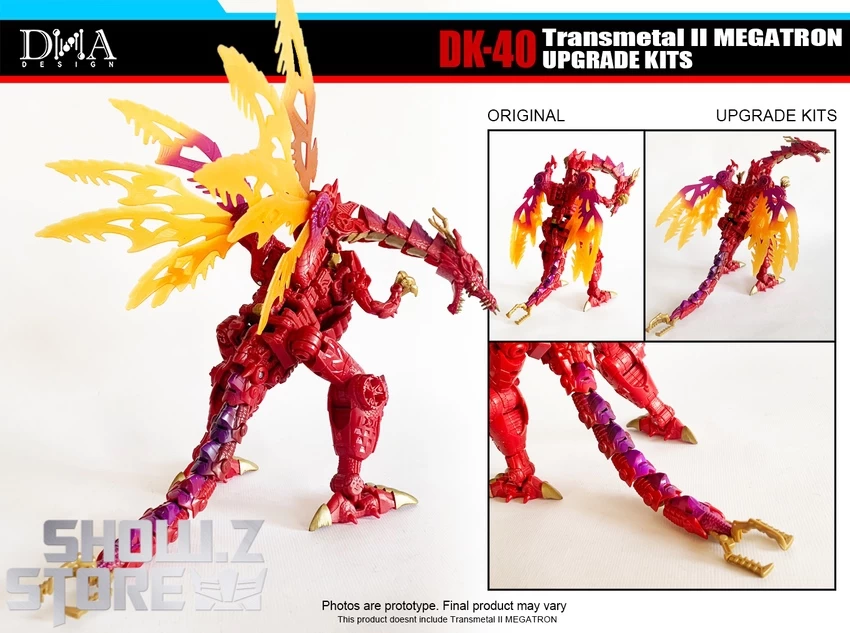 DNA Design DK-40 Upgrade Kits For Transformers: Legacy Leader Transmetal II Megatron - Image 4