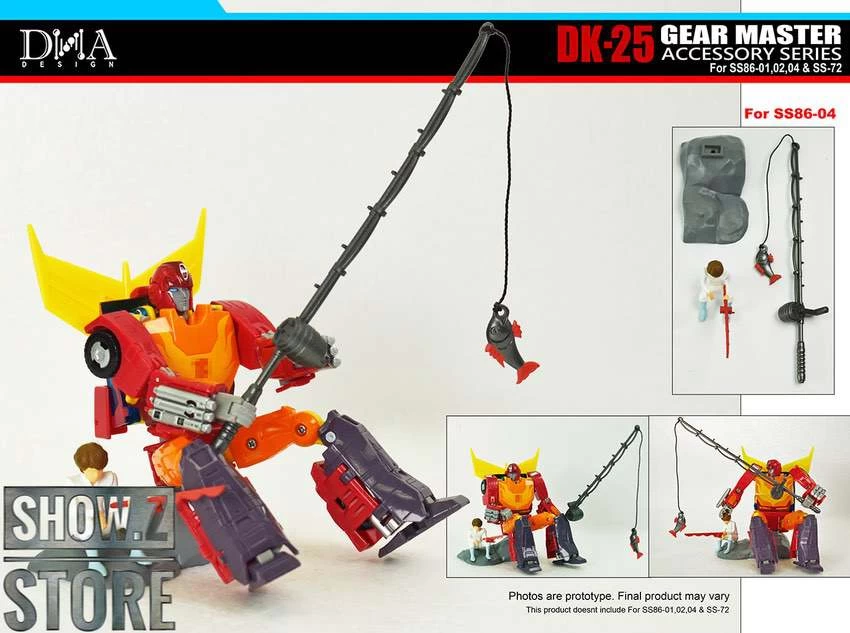 DNA Design DK-25 Upgrade Kit For SS-72 & SS-86 Jazz, Kup & Hot Rod - Image 5