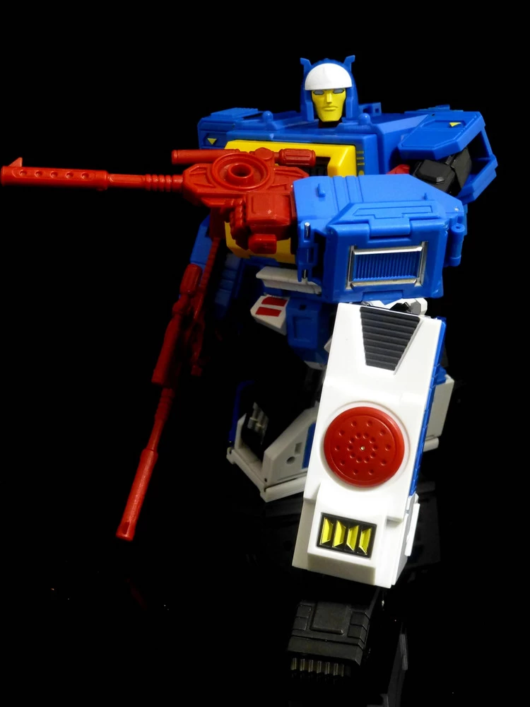 KFC Toys E.A.V.I. Metal Phase 4B Doubledeck Blaster Blue W/ Stinger & Mandy Cassettes - Image 4
