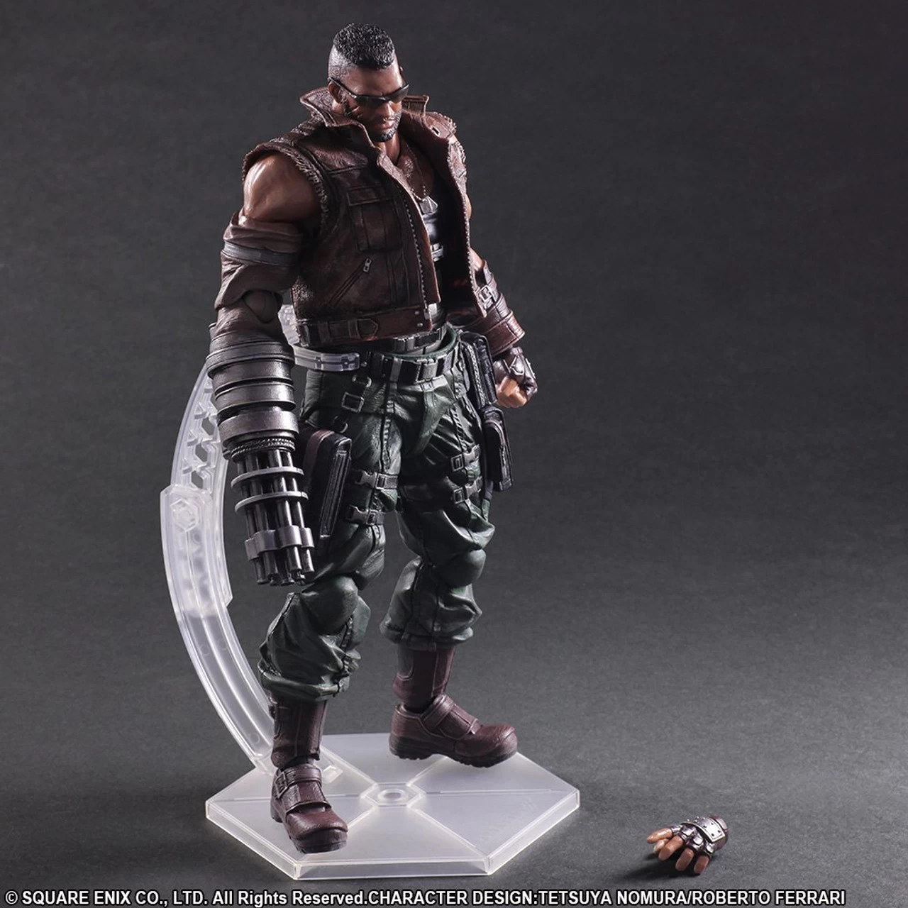 Square Enix Final Fantasy VII Remake Play Arts Kai No.2 Barret Wallace Action Figure - Image 2