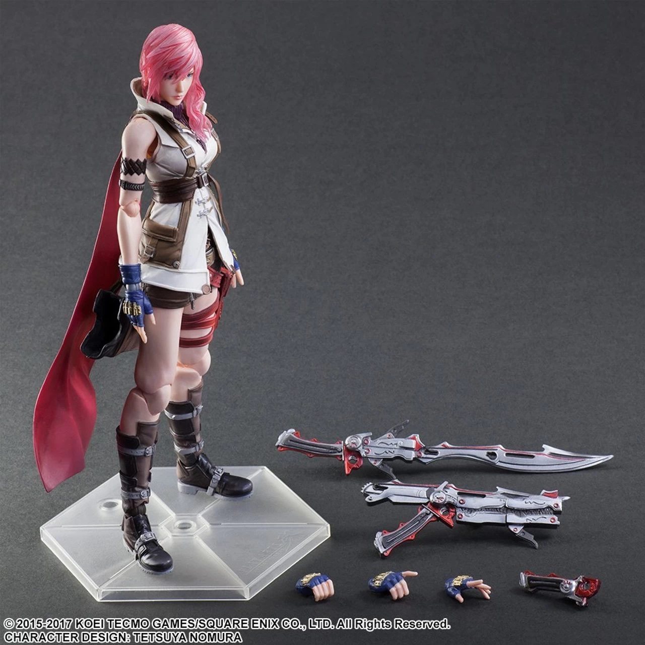 Square Enix Dissidia Final Fantasy Play Arts Kai Lightning Action Figure (Completed) - Image 8