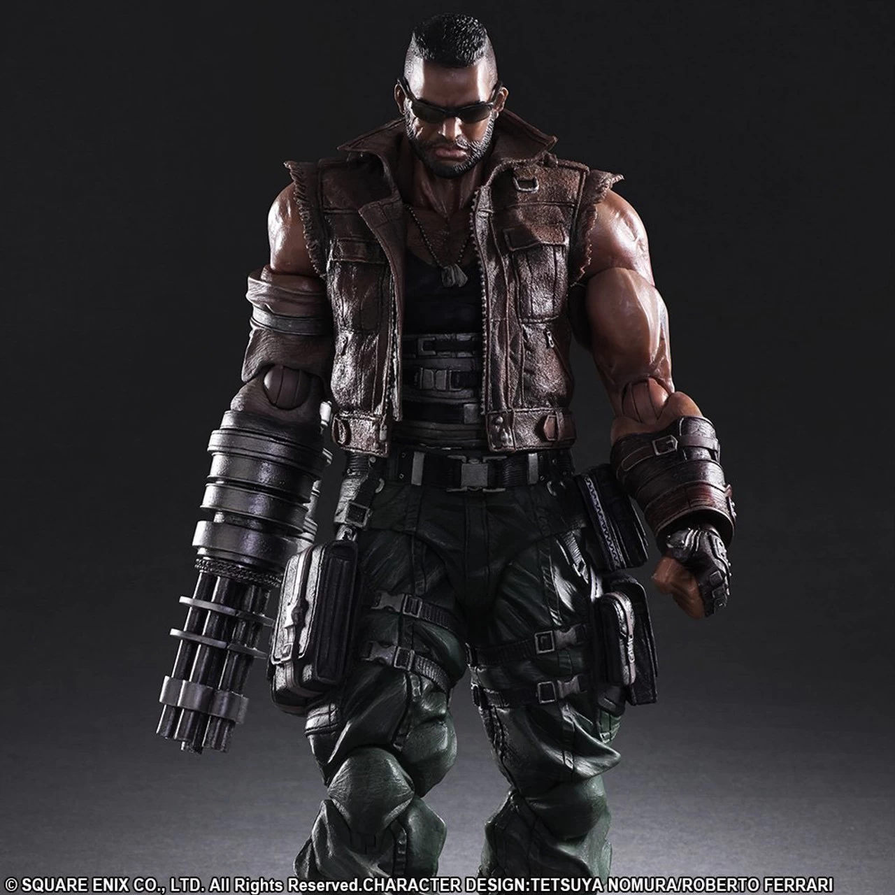 Square Enix Final Fantasy VII Remake Play Arts Kai No.2 Barret Wallace Action Figure - Image 7