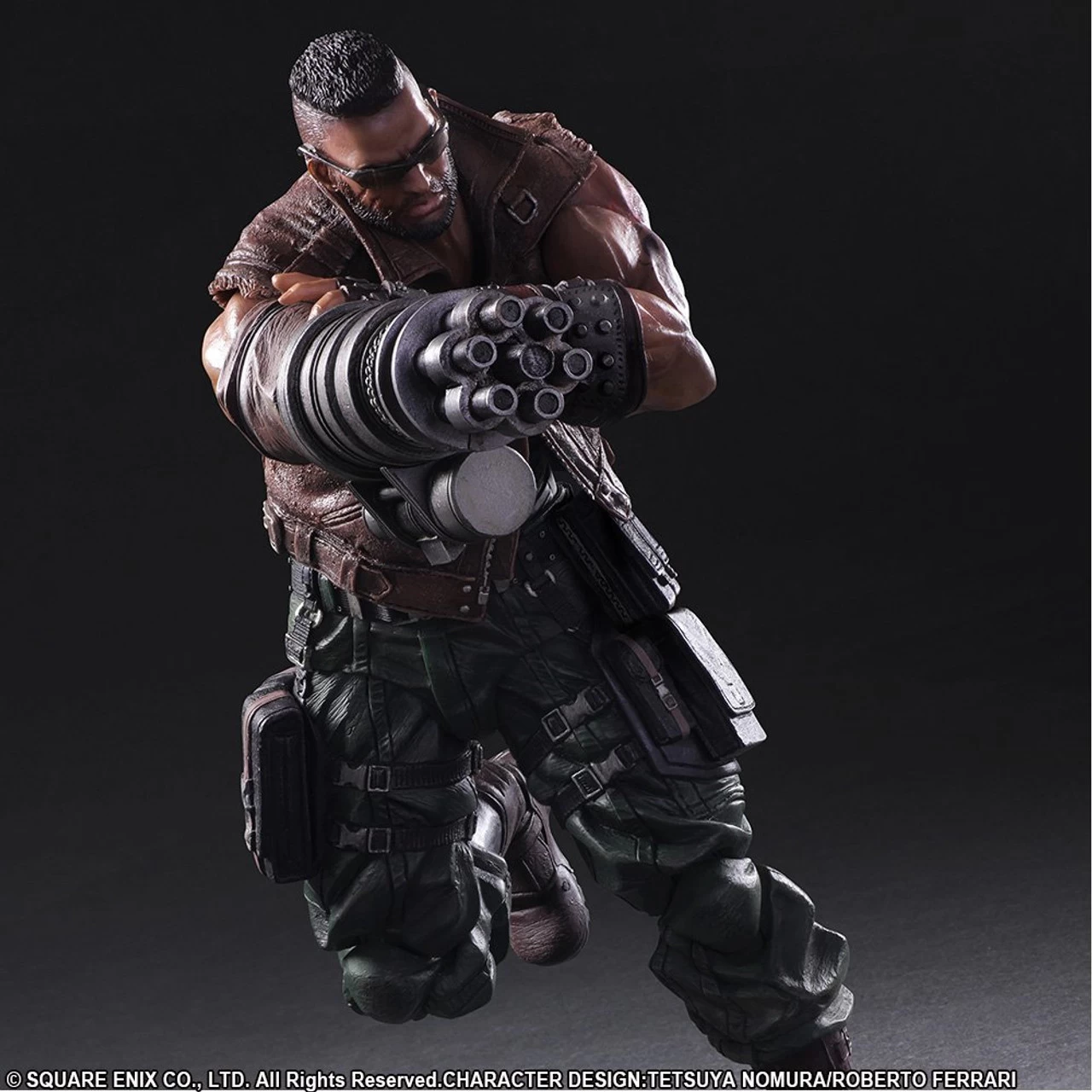 Square Enix Final Fantasy VII Remake Play Arts Kai No.2 Barret Wallace Action Figure - Image 6