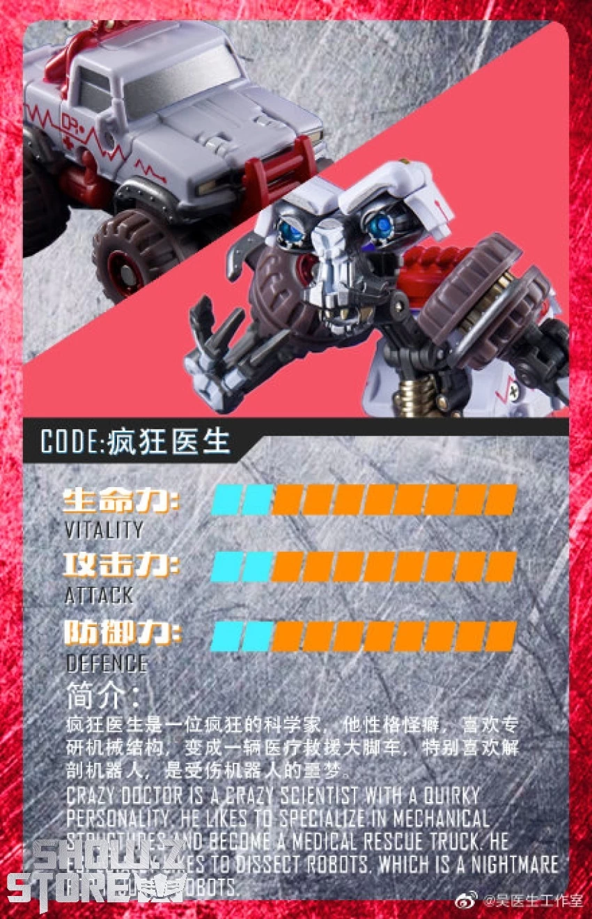 Dr.Wu & Mechanic Studio MC03D Crazy Doctor Wheelie - Image 10