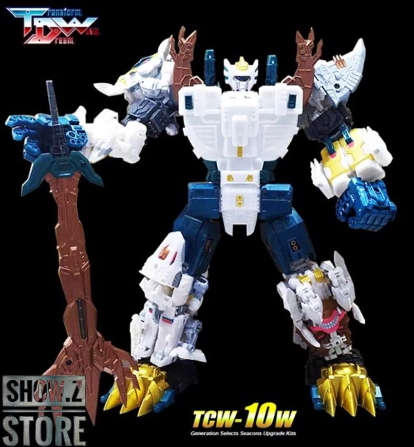 Transform Dream Wave TCW-10W Generations Selects King Poseidon Upgrade Kit White Version - Image 3