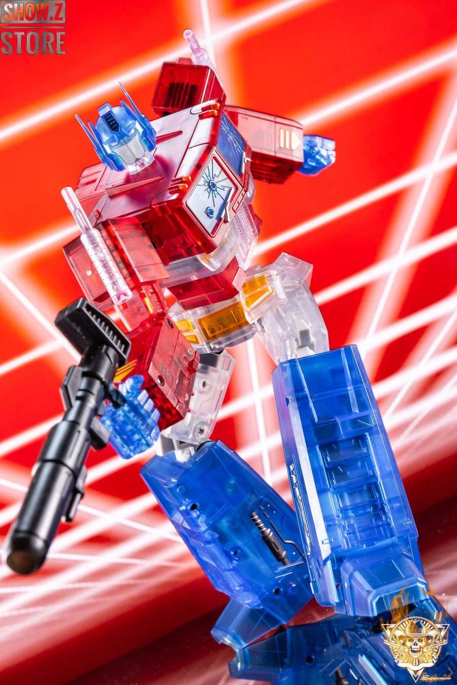 Magic Square MS-01T Light Of Freedom Optimus Prime Clear Version - Image 3