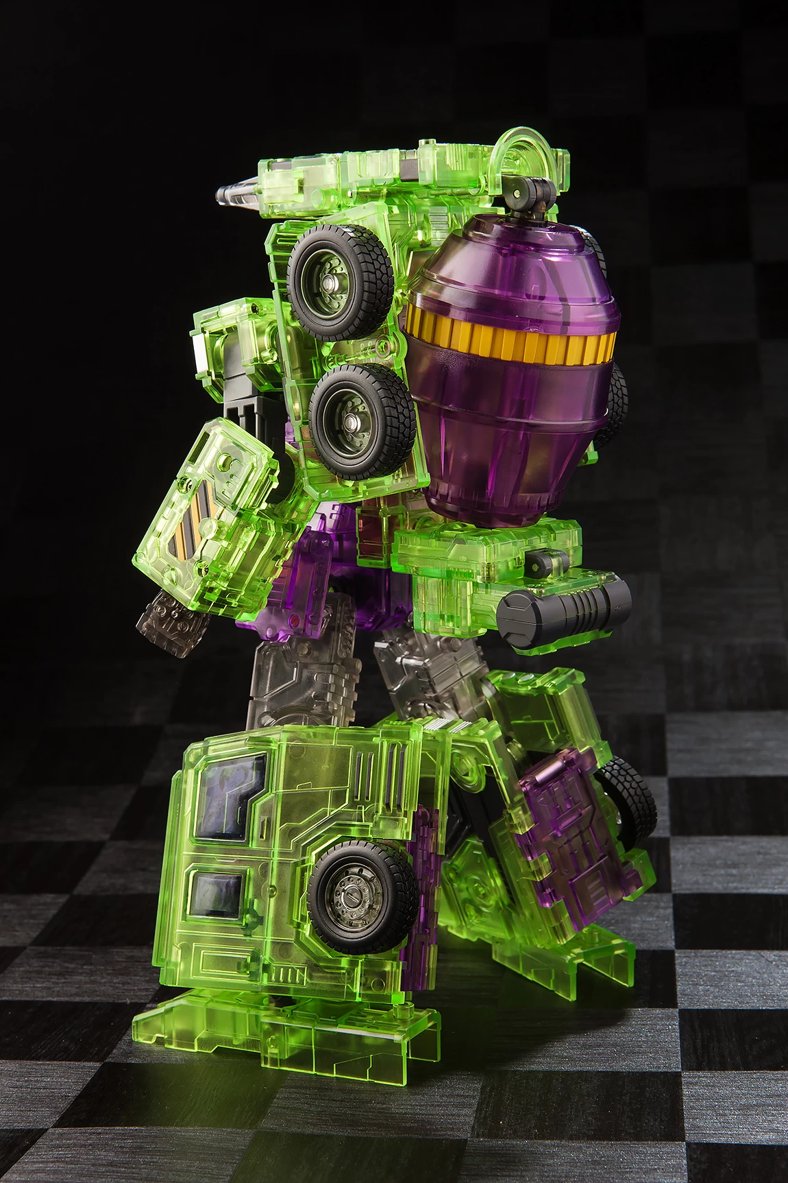 Toyworld TW-C07C Constructor Devastator Clear Version Full Set Of 6 Figures TW-07C Clear Constructor - Image 6