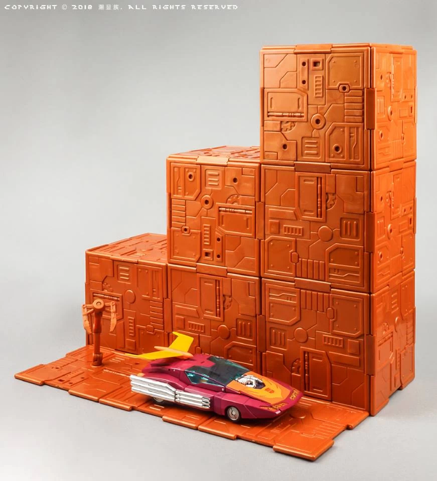 Wild Kids Display Bases 10 Pieces & 2 Robotic Arms & 18 Connector (Orange, Purple) - Image 6