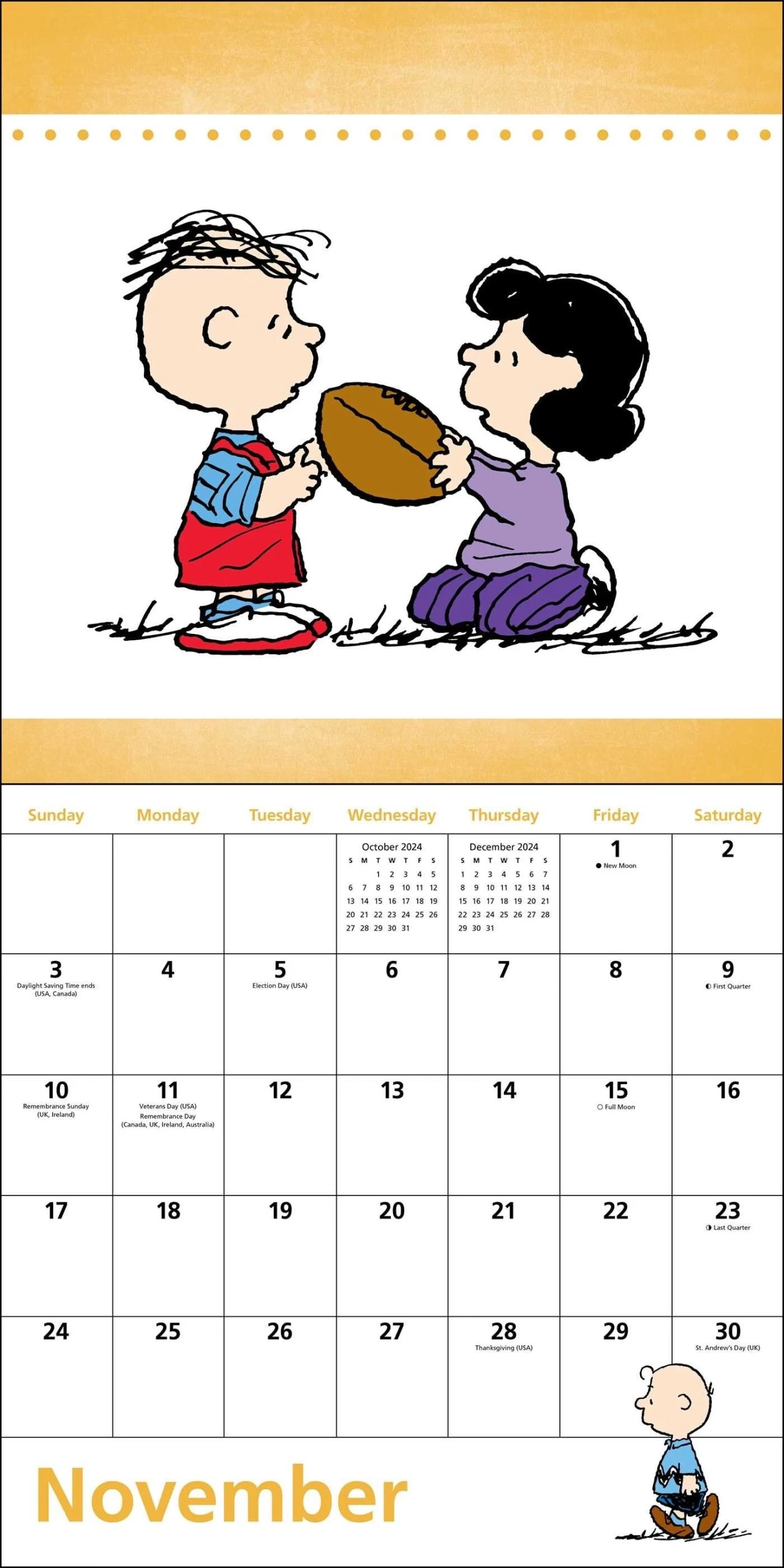 Peanuts 2024 Wall Calendar - Image 2