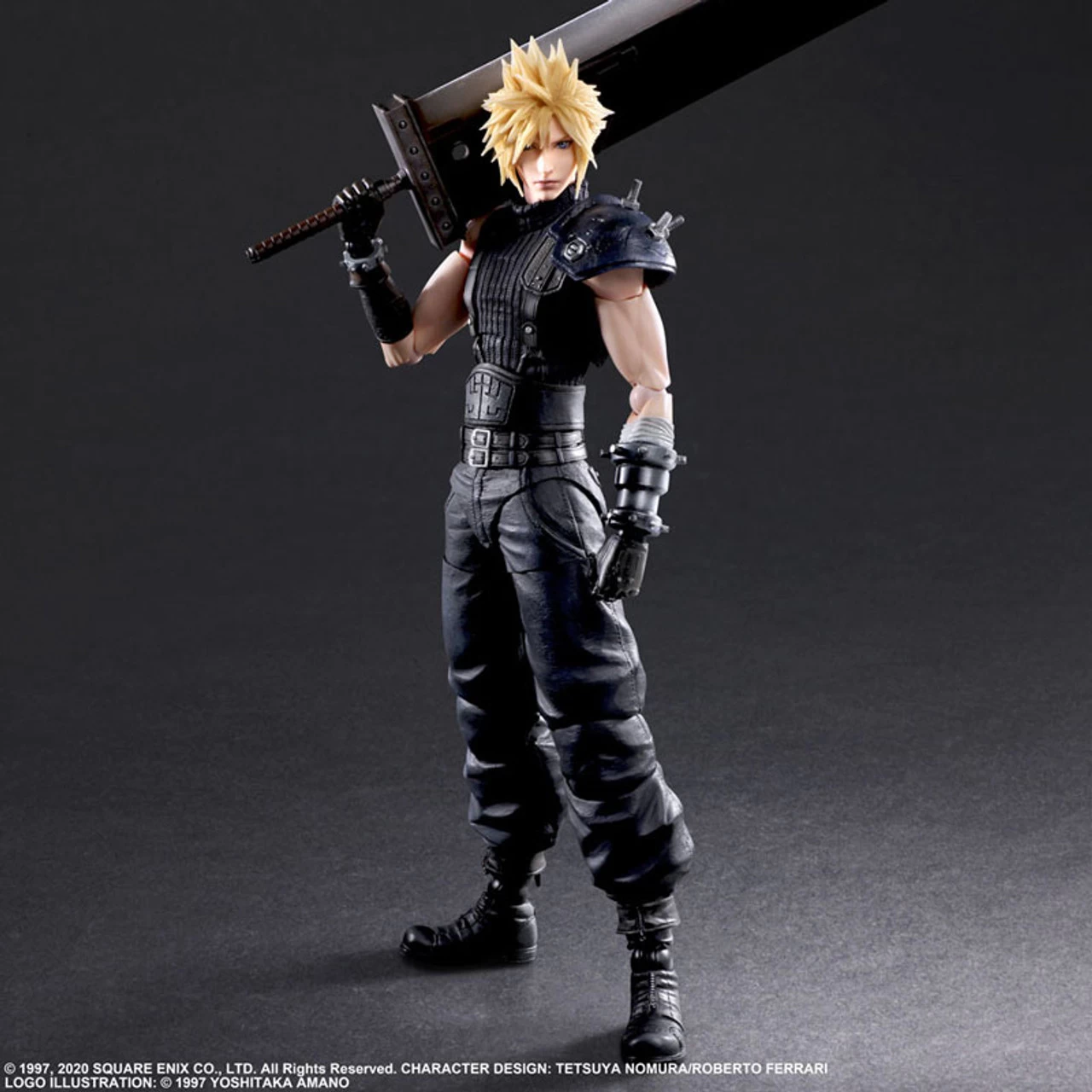 Square Enix Final Fantasy VII Remake Play Arts Kai Cloud Strife Version 2 Action Figure - Image 3