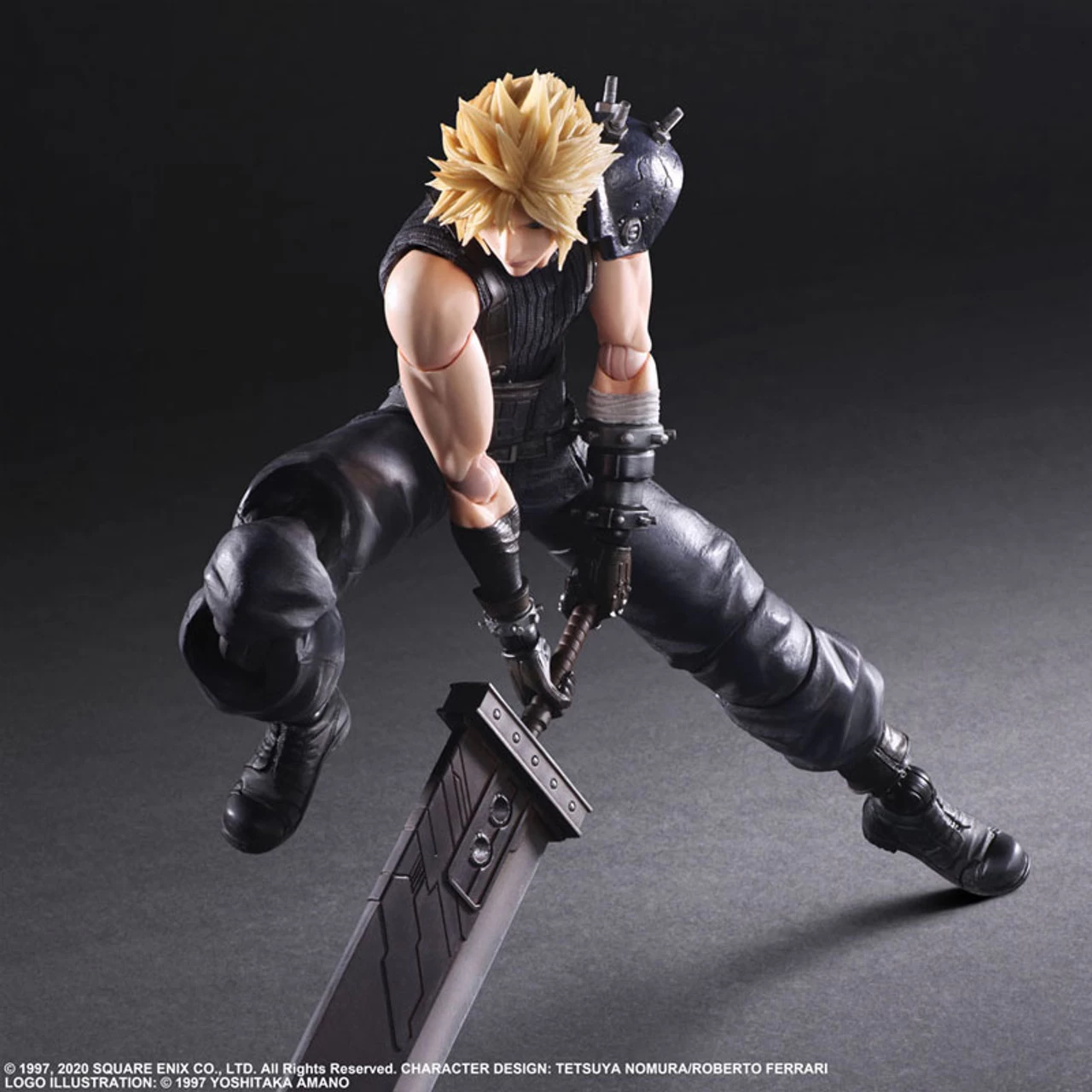Square Enix Final Fantasy VII Remake Play Arts Kai Cloud Strife Version 2 Action Figure - Image 5
