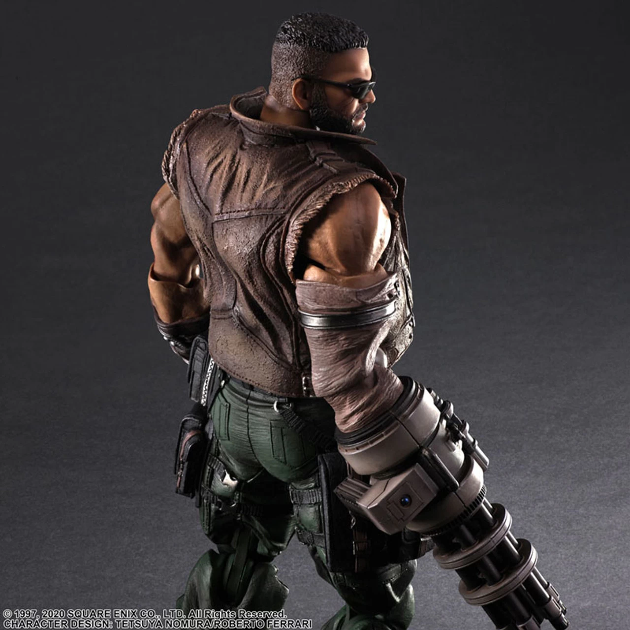 Square Enix Final Fantasy VII Remake Play Arts Kai Barret Wallace Version 2 Action Figure - Image 2