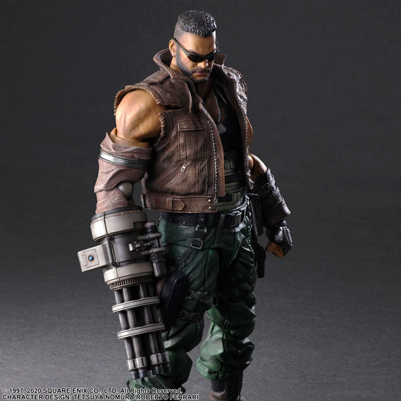 Square Enix Final Fantasy VII Remake Play Arts Kai Barret Wallace Version 2 Action Figure - Image 3