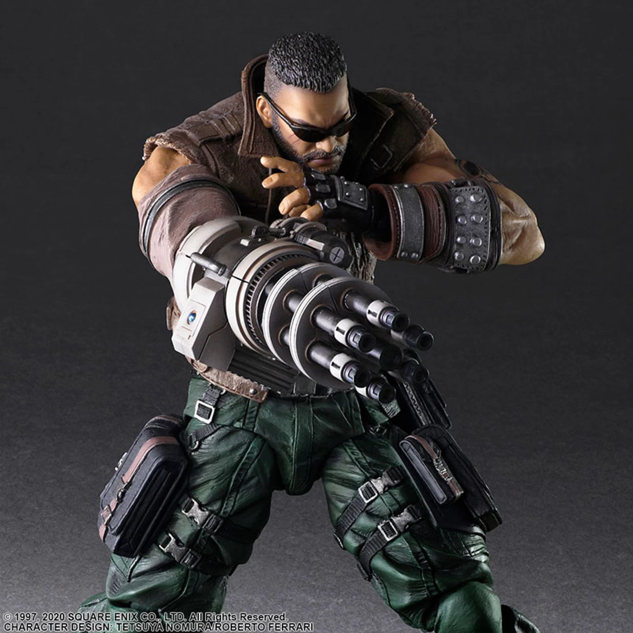 Square Enix Final Fantasy VII Remake Play Arts Kai Barret Wallace Version 2 Action Figure - Image 5