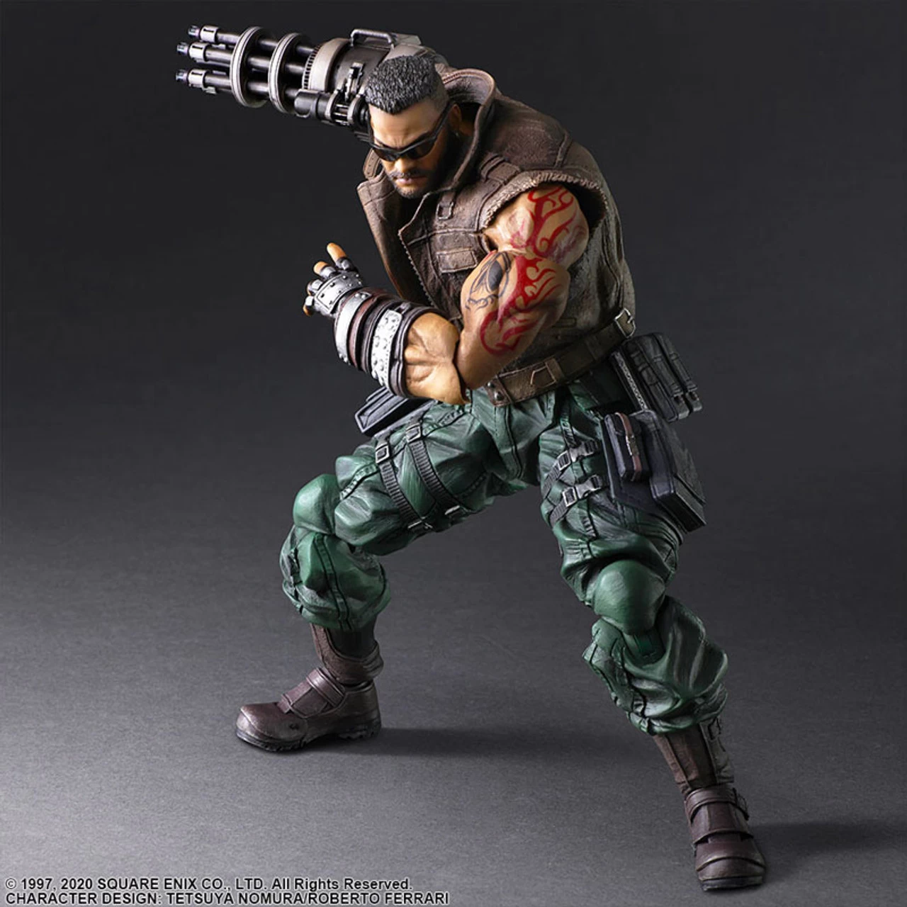 Square Enix Final Fantasy VII Remake Play Arts Kai Barret Wallace Version 2 Action Figure - Image 6