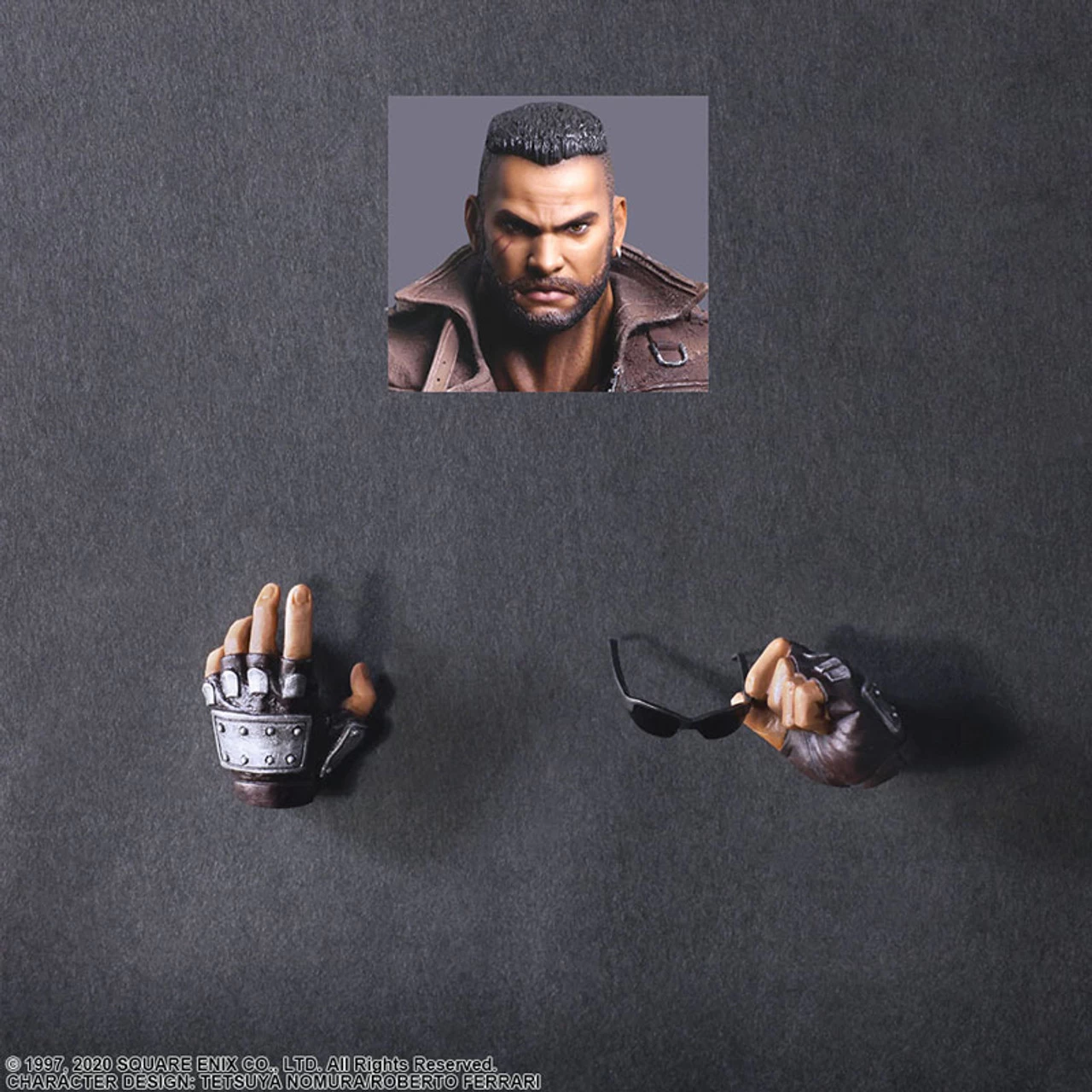 Square Enix Final Fantasy VII Remake Play Arts Kai Barret Wallace Version 2 Action Figure - Image 7