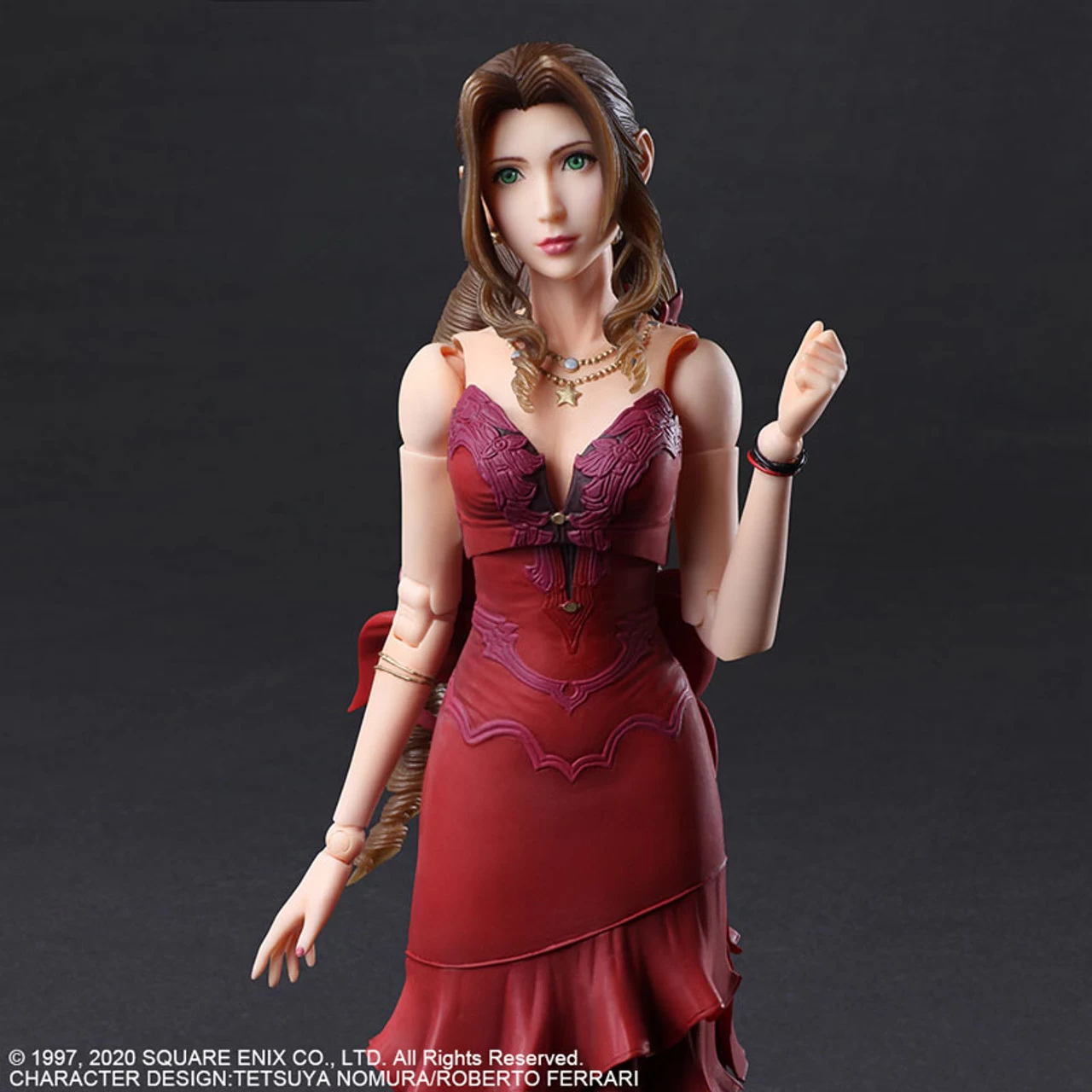 Square Enix Final Fantasy VII Remake Play Arts Kai Aerith Gainsborough -Dress Ver.- Action Figure - Image 7