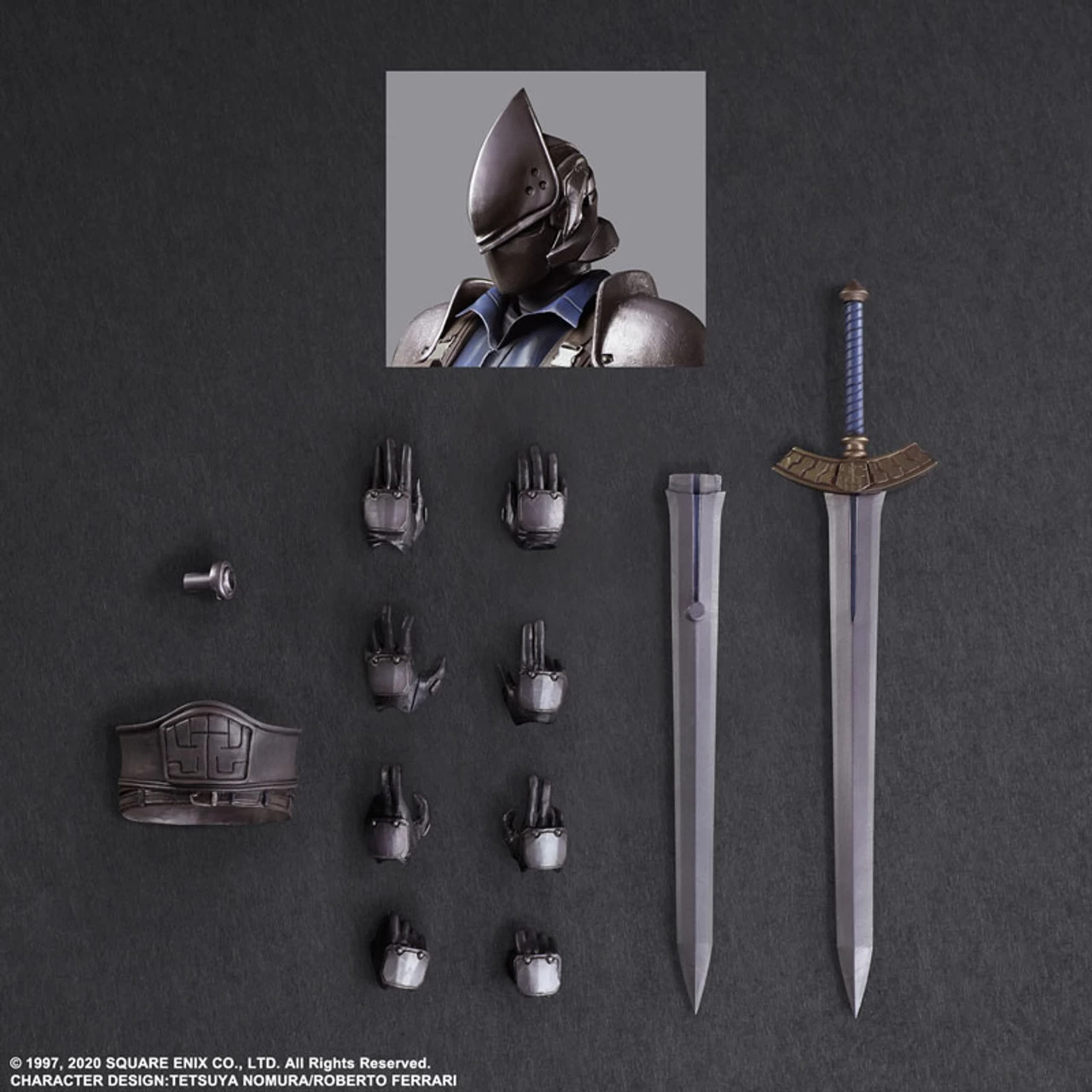 Square Enix Final Fantasy VII Remake PLAY ARTS KAI Roche & Motorcycle SET Action Figure - Image 7