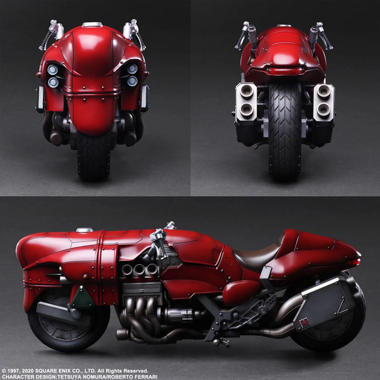 Square Enix Final Fantasy VII Remake PLAY ARTS KAI Roche & Motorcycle SET Action Figure - Image 9