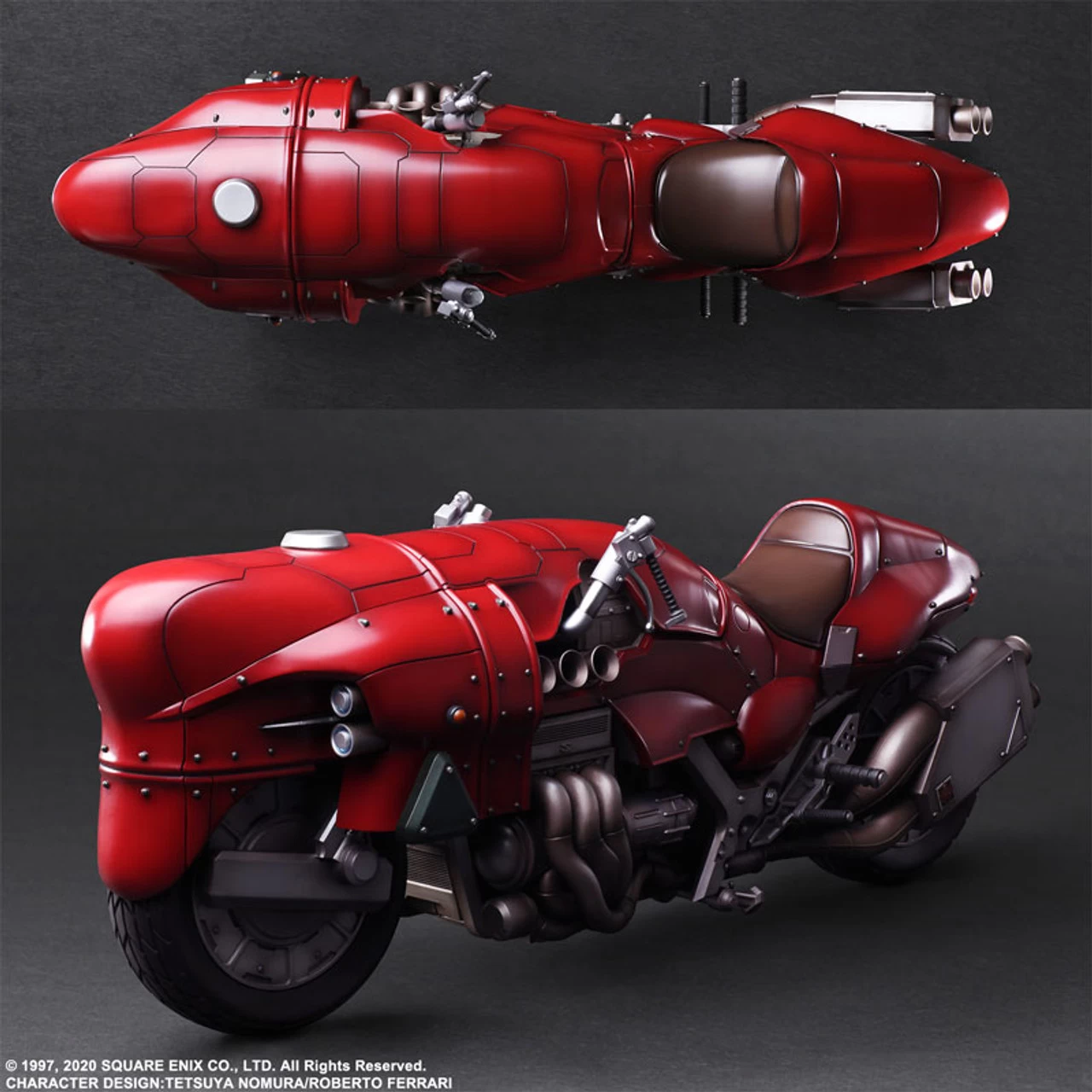 Square Enix Final Fantasy VII Remake PLAY ARTS KAI Roche & Motorcycle SET Action Figure - Image 10
