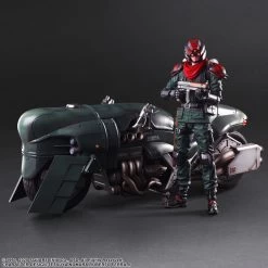 Square Enix Final Fantasy VII Remake PLAY ARTS KAI Elite Motorcycle Security Officer & Motorcycle SET
