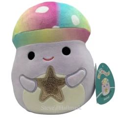 Squishmallow Mahdi The Tie-Dye Mushroom With Star I Got That 8" Stuffed Plush By Kelly Toy