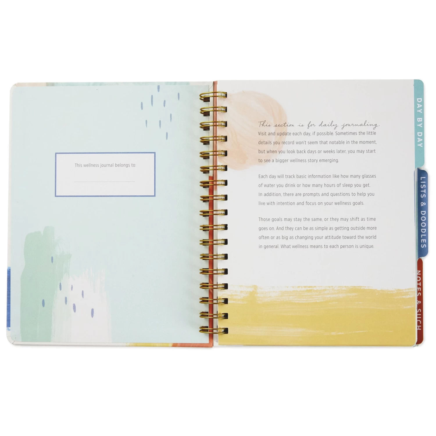 Hallmark Wellness Journal Spiral Notebook - Image 4
