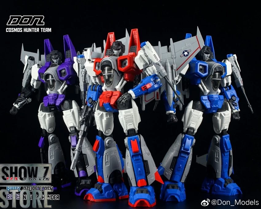 Don Models BP-002 Azure Thunder Thundercracker Model Kit - Image 2