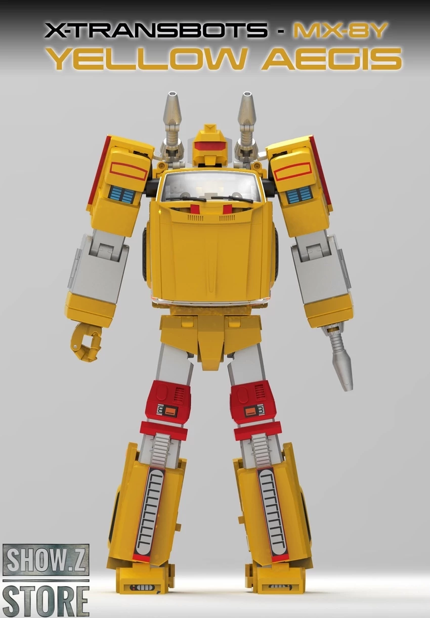 XTransbots MX-8Y Aegis Trailbreaker Yellow Diamond Version - Image 18