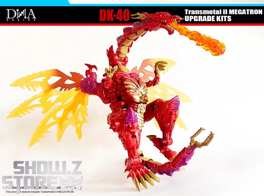 DNA Design DK-40 Upgrade Kits For Transformers: Legacy Leader Transmetal II Megatron - Image 2