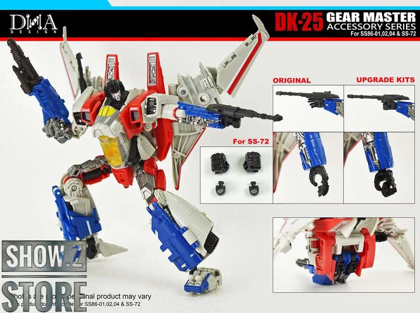 DNA Design DK-25 Upgrade Kit For SS-72 & SS-86 Jazz, Kup & Hot Rod - Image 3