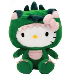 11.5" Sanrio Hello Kitty Green Dragon Stuffed Plush
