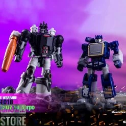Dr.Wu DW-E01B Destroy Emperpo Galvatron Black Version & DW-E02 Monitor Officer Soundwave Set Of 2