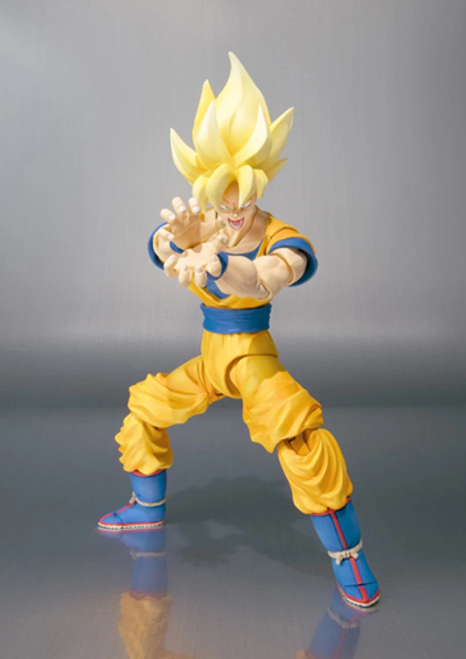S.H.Figuarts Super Saiyan Son Goku Dragonball Z Action Figure By BANDAI - Image 4