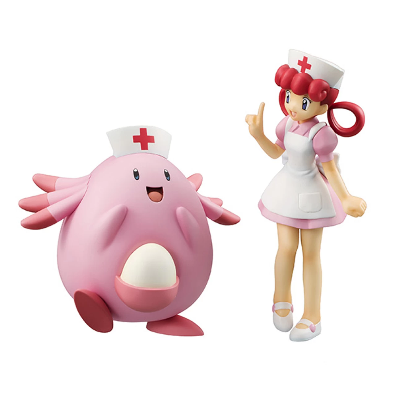 MegaHouse G.E.M. Series Pokemon Nurse Joy & Chansey PVC Figure - Image 4