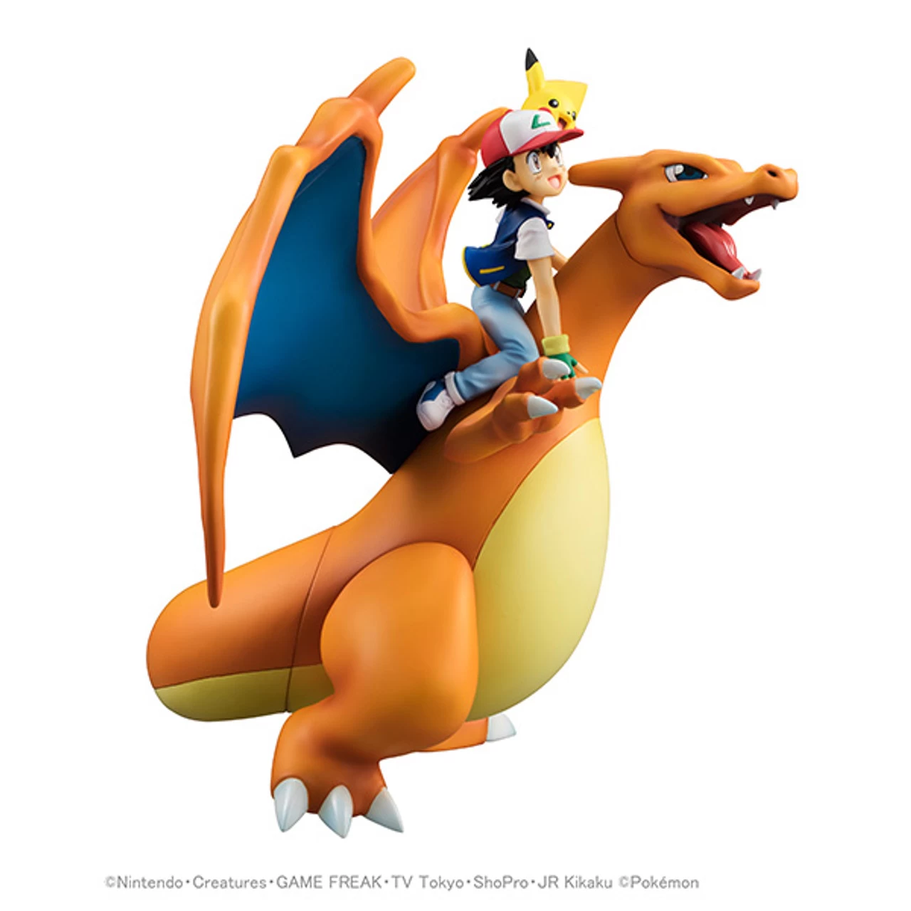 MegaHouse G.E.M. Series Pokemon (Ash Ketchum & Pikachu & Charizard) PVC Figure ( Rerelease ) - Image 2
