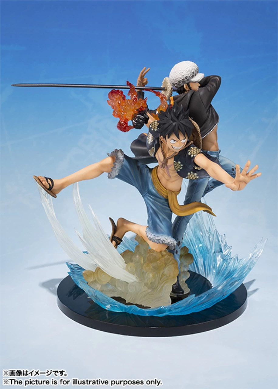Figuarts Zero Monkey D Luffy & Trafalgar Law 5th Anniversary Edition PVC Figure One Piece By BANDAI - Image 3